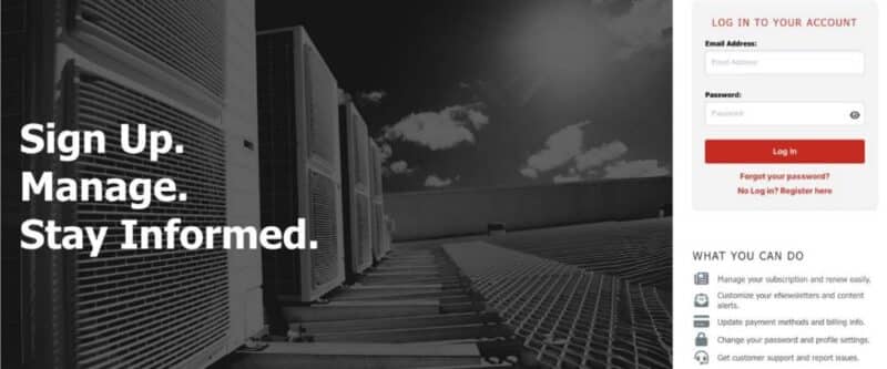 BNP Media self-service portal