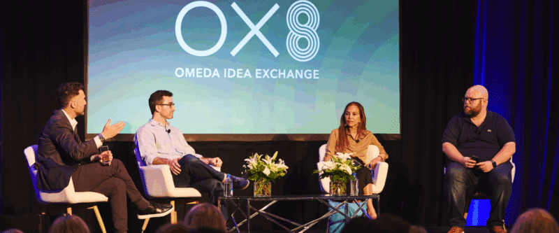 OX8 consumer media panel talking about first-party data