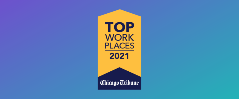 Two Years Running – Omeda Receives Chicago Tribune Award for the Top 2021 Workplaces