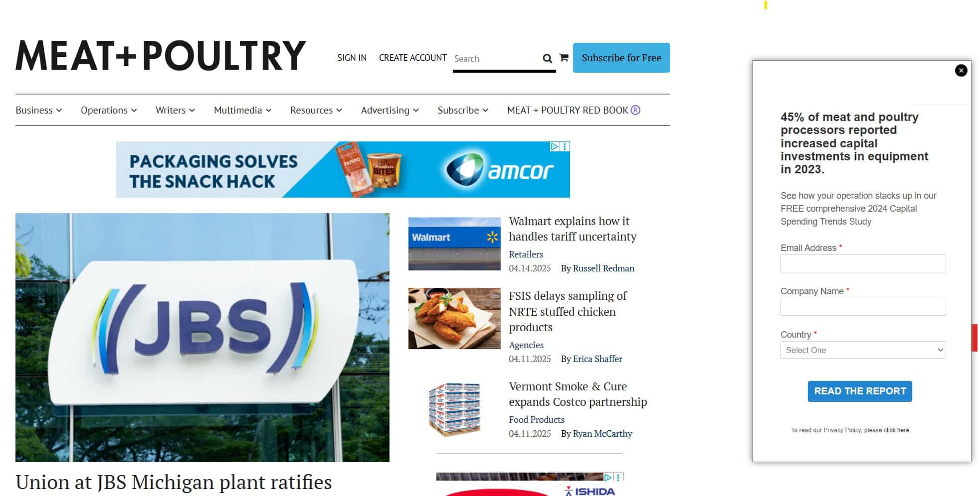 Sosland Meat Poultry example webform content offer
